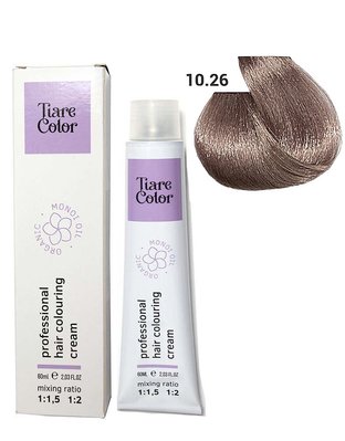 10.26 Крем-фарба для волосся Tiare Color Hair Colouring Cream 60 мл 1557214225 фото