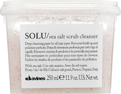 Скраб для кожи головы с морской солью Davines Solu Sea Salt Scrub Cleanser 250 мл 1830318028 фото