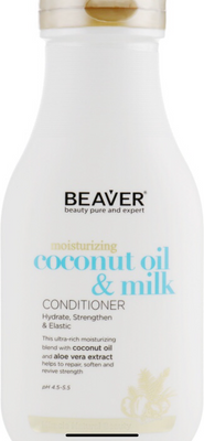 Розгладжуючий кондиціонер для сухого волосся з кокосовою олією Beaver Conditioner CoconutOil 350 мл 220126702 фото