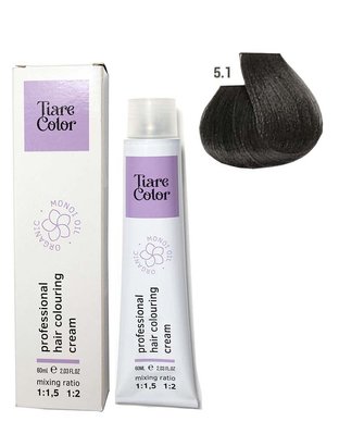 5.1 Крем-краска для волос Tiare Color Hair Colouring Cream 60 мл 1557214235 фото