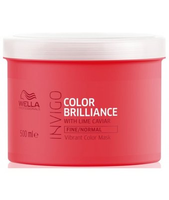 Маска для яскравості кольору тонкого і нормального волосся Wella Professionals Color Brilliance Mask Fine 500 мл 11682 фото