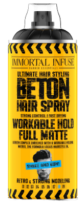 Спрей для волос Immortal Infuse Beton полностью матовый. INF-37 фото