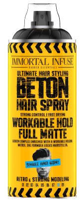 Спрей для волосся Immortal Infuse Beton повністю матовий INF-37 фото
