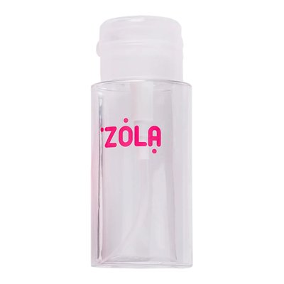Ємність пластикова Zola для рідини з помпою-дозатором прозора 05440 фото