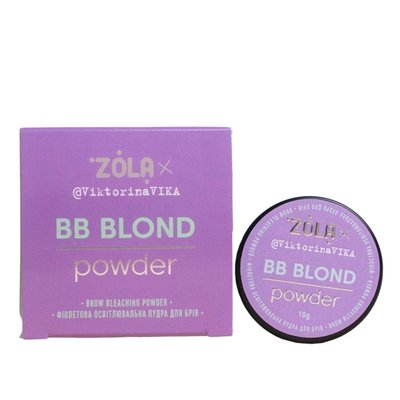Пудра осветительная для бровей фиолетовая Zola Viktorina Vika BB Powder 10 г 05197 фото