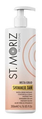 Засіб для легкої засмаги з ефектом шимеру St Moriz Professional Insta-Grad Shimmer Tan 200 мл 1829165359 фото
