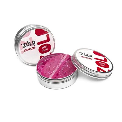 Мило для брів для фіксації волосків Zola 25 г zola-soap-mini фото