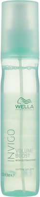 Спрей для обєму з екстрактом бавовни Wella Professional Volume Boost Care Spray 150 мл 11728 фото