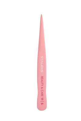 Пинцет для бровей розовый Staleks Beauty & Care 11 Type 5 TBC-11/5 TBC-11/5 фото