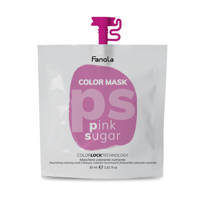 Тонуюча маска для живлення і зволоження Рожевий цукор Fanola Color Mask Pink Sugar 30 мл 1557228875 фото