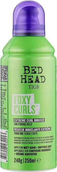 Мус для волосся сильної фіксації TIGI Bed Head Foxy Curls Mousse 250 мл 2024824027 фото