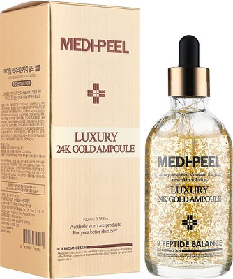 Антиоксидантна сироватка для обличчя з золотом Medi Peel Luxury 24K Gold Ampoule 100 мл 2020921462 фото