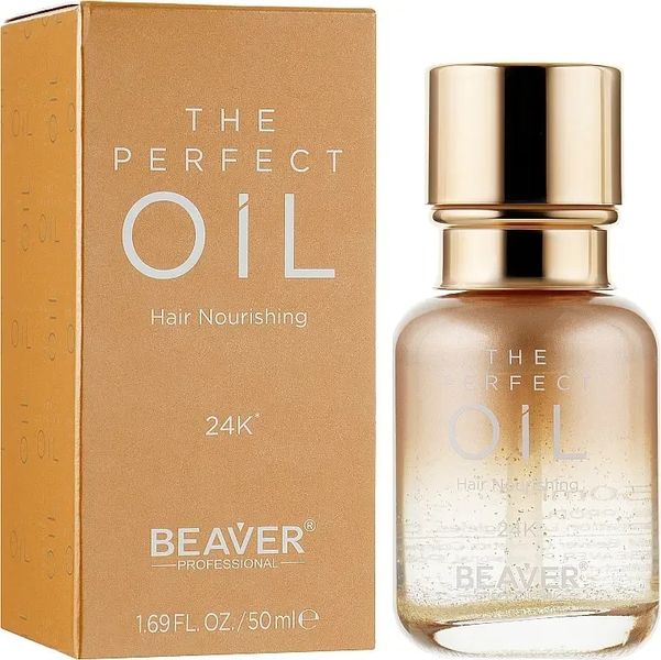 Масло парфумоване для живлення розгладження блиску волосся Beaver Professional Oil Nourishing 50 мл 2101344302 фото