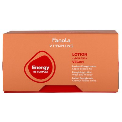 Ампулы-лосьон против выпадения волос Fanola Vitamins Energy 10 мл x12 шт 1833915646 фото