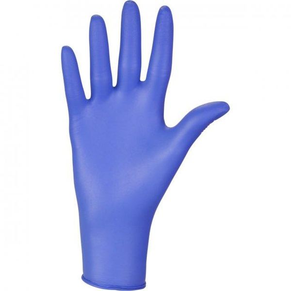 Перчатки нитриловые Nitrylex Basic синие L 50 пар 4015110000 фото