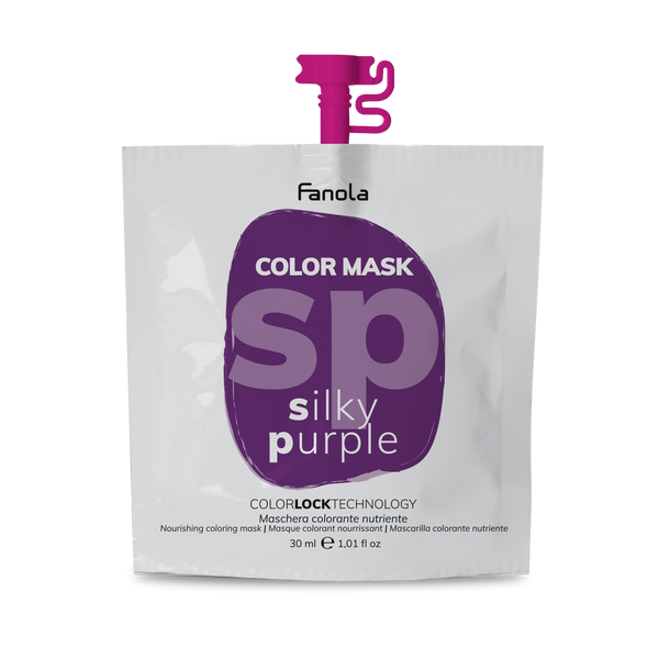 Тонуюча маска для живлення і зволоження Шовковий Фіолет Fanola Color Mask Silky Purple 30 мл 1557228879 фото