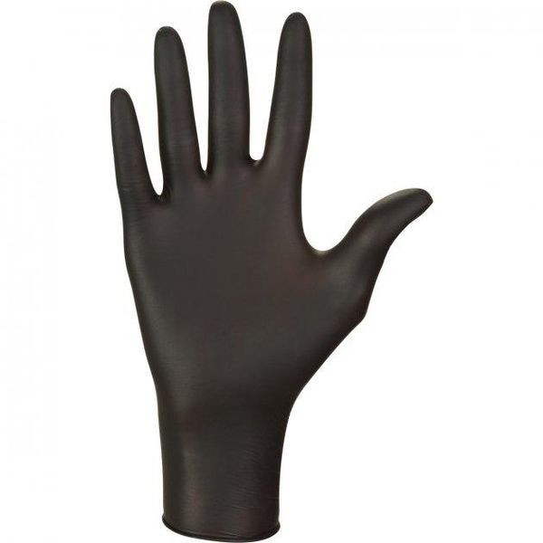 Перчатки нитриловые Nitrylex Black черные M 50 пар 4015110000 фото