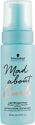 Легкая пена для укладки вьющихся волос Schwarzkopf Professional Mad About Curls 150 мл 2229581 фото