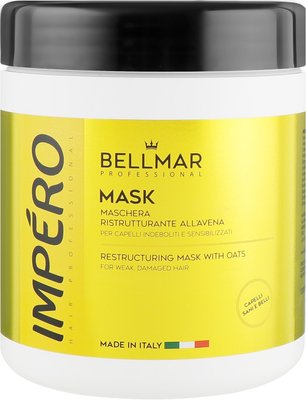 Маска відновлююча для волосся з екстрактом вівса Bellmar Impero Mask 1000 мл 1829165366 фото