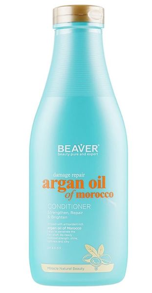 Відновлюючий кондиціонер для пошкодженого волосся з арганової Beaver Conditioner Argan Oil 730 мл 220120502 фото