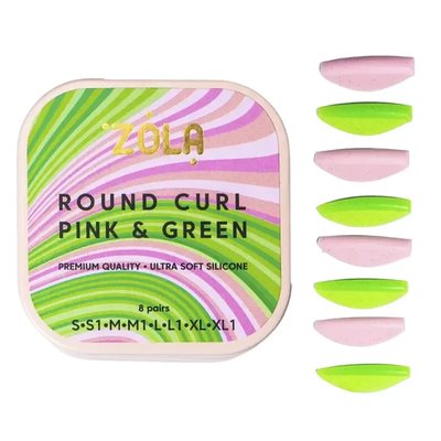 Валики для ламінування Zola Round Curl & Green Pads (S, S1 M, M1, L, L1, XL, XL1) 05124 фото