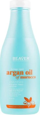 Восстанавливающий шампунь для поврежденных волос с аргановым маслом Beaver Shampoo Argan Oil 730 мл 220119902 фото