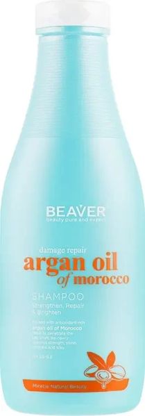 Відновлюючий шампунь для пошкодженого волосся з аргановою олією Beaver Shampo Argan Oil 730 мл 220119902 фото