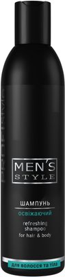 Шампунь для чоловіків освіжаючий для всіх типів волосся Profi Style Mens Style 250 мл 1160 фото