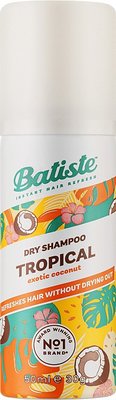 Сухий шампунь Batiste Tropical для об'єму та блиску волосся 50 мл 1942385491 фото