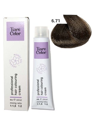 6.71 Крем-фарба для волосся Tiare Color Hair Colouring Cream 60 мл 1557214253 фото