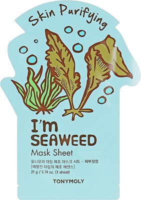 Маска тканева для очищення обличчя з водорослями Tony Moly Real Mask Sheet Seaweeds 21 мл 1942385111 фото