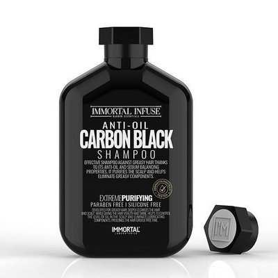 Шампунь для жирных волос Immortal Infuse Сarbon Black 500 мл INF-69 фото