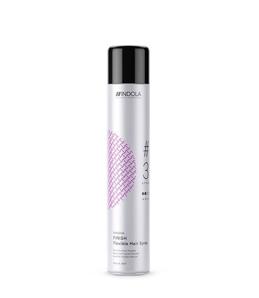 Лак для волосся еластичної фіксації Flexible Hair Spray Indola Innova 500 мл 2706147 фото