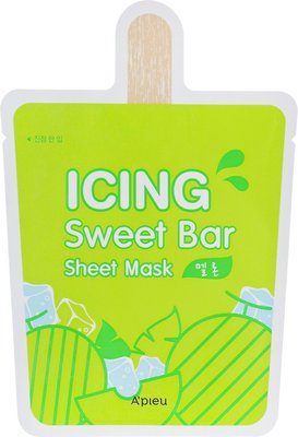 Маска тканинна з екстрактом дині A'pieu Icing Sweet Bar Sheet Mask Melon 1942385115 фото