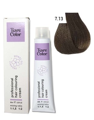 7.13 Крем-фарба для волосся Tiare Color Hair Colouring Cream 60 мл 1557214255 фото