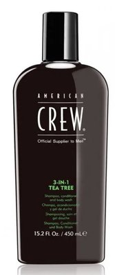 Средство по уходу за волосами и телом 3-в-1 American Crew 3-in-1 Tea Tree 450 мл 3394067 фото
