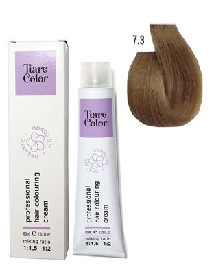 7.3 Крем-фарба для волосся Tiare Color Hair Colouring Cream 60 мл 1557214256 фото
