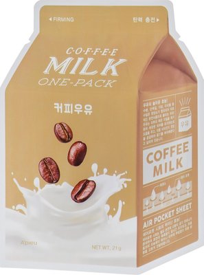 Маска тканевая с экстрактом кофе A'pieu Milk Coffee Milk One-Pack 1942385117 фото