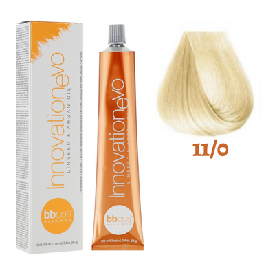 11/0 Крем-фарба для волосся BBCOS Innovation Evo блондин дуже світлий 100 мл 11/0E фото