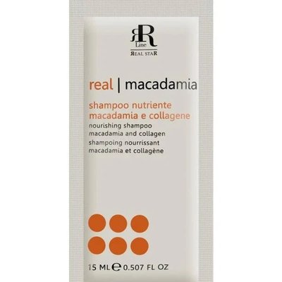 Пробник шампунь для волос с маслом макадамии и коллагеном Rline Macadamia Star 15 мл 1582947249 фото