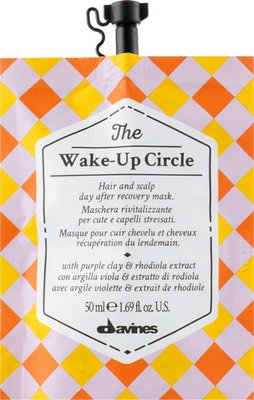 Маска антистатична та ребалансуюча для волосся Davines The Wake Up Circle Mask 50 мл 1830318012 фото