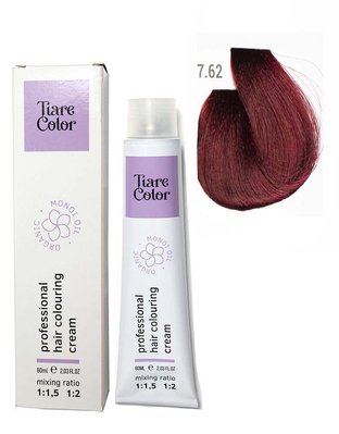 7.62 Крем-фарба для волосся Tiare Color Hair Colouring Cream 60 мл 1557214260 фото