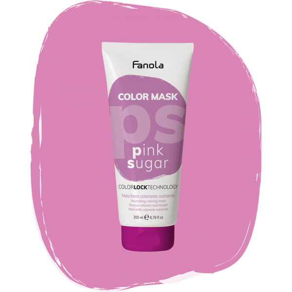 Тонуюча маска для живлення і зволоження Рожевий цукор Fanola Color Mask Pink Sugar 200 мл 1557220117 фото