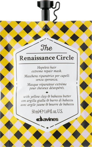 Маска для відновлення пошкодженого воллосся Davines The Renaissance Circle Mask 50 мл 1830318014 фото