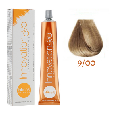 9/00 Крем-фарба для волосся BBCOS Innovation Evo блондин дуже світлий інтенсивний 100 мл 9/00E фото