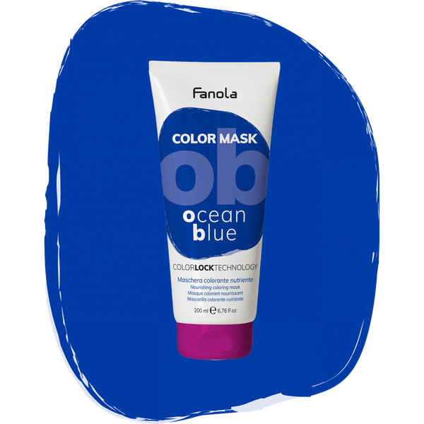 Тонуюча маска для живлення і зволоження Синій Океан Fanola Color Mask Ocean Blue 200 мл 1557220118 фото