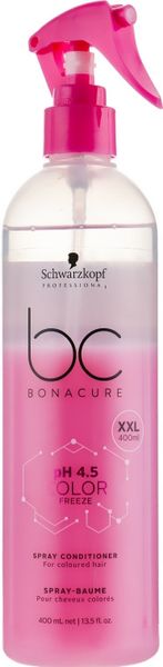 Спрей-кондиціонер для фарбованого волосся Schwarzkopf Professional BC Bonacure Color Freeze 400 мл 2325521 фото