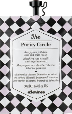 Маска для детоксикации и очистки волос Davines The Purity Circle Mask 50 мл 1830318015 фото