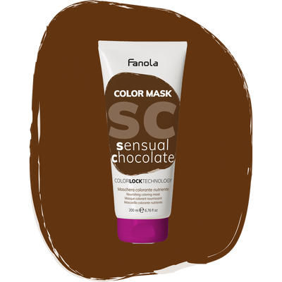 Тонуюча маска для живлення і зволоження Чуттєвий Шоколад Fanola Color Mask Sensual Chocolate 200 мл 1557220120 фото