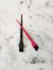 Набір пензликів вузьких для волосся (рожевий і чорний) Detailing Brush Set 2 шт Framar BB-2CLR фото 3